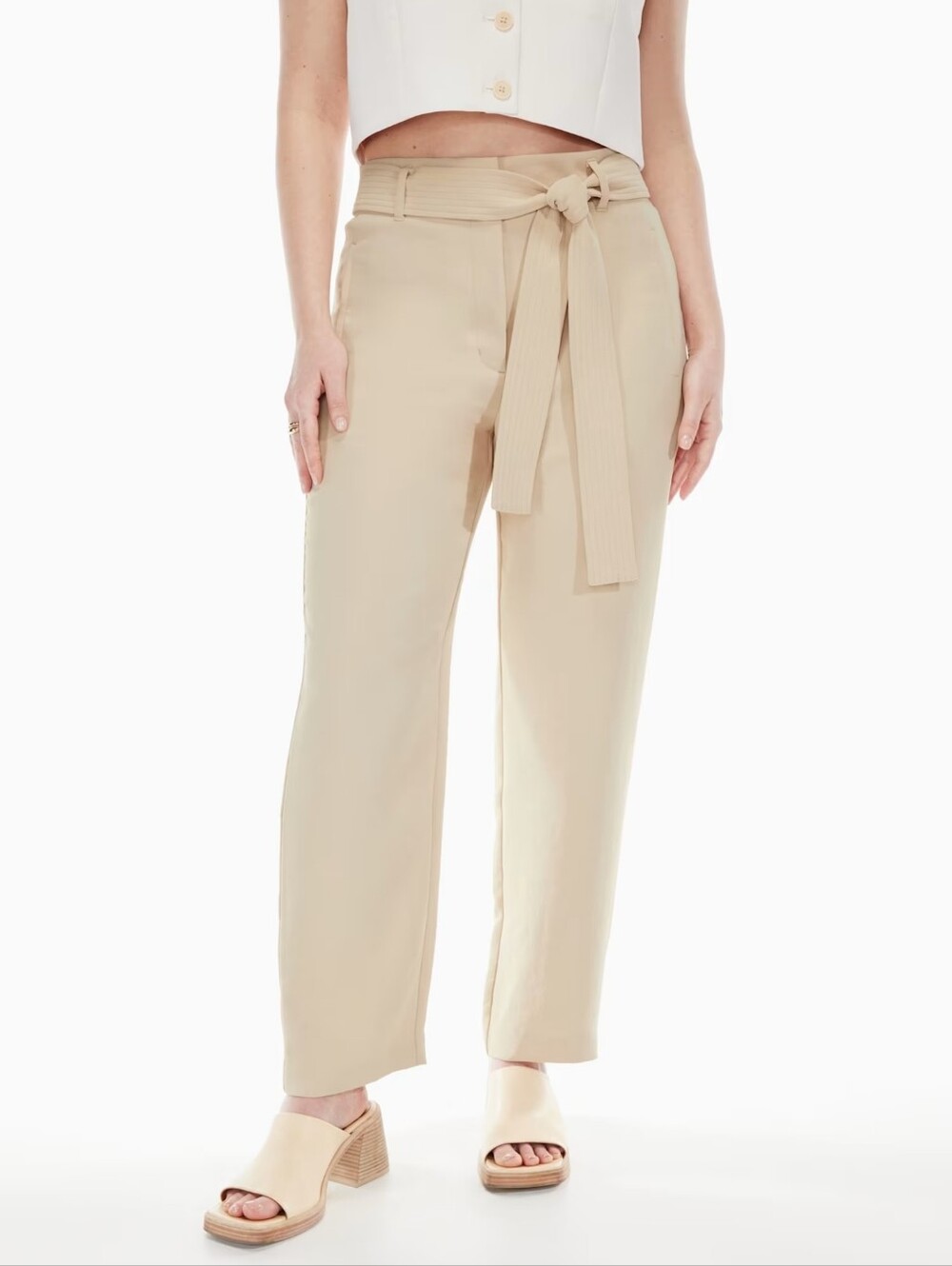 Aritzia Wilfred Pant High-waisted belted Pants